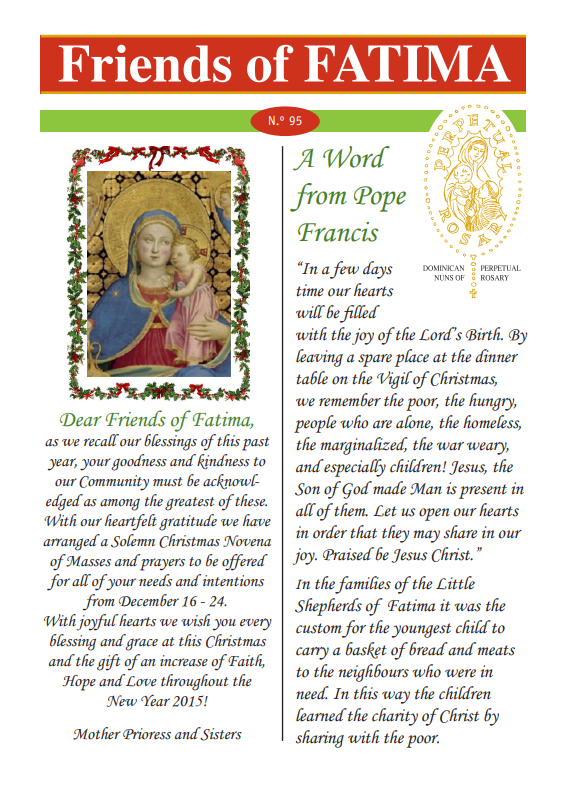 Newsletter Nº95 - Christmas 2014