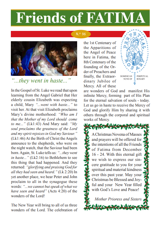 Newsletter Nº96 - Christmas 2015